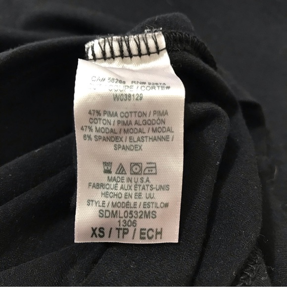 Splendid | Black Sleeveless Maternity Tank- Dress Sz XS - Picture 6 of 13